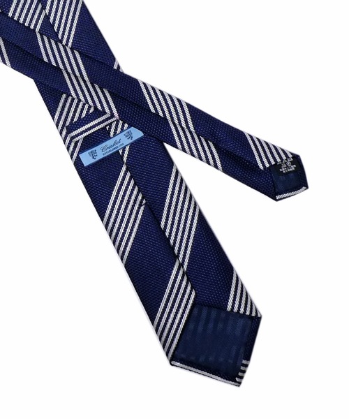【セール】[クリケット] Cricket 6色メランジ ネイビーベース ストライプ柄 ネクタイ（ネクタイ）｜Cricket（クリケット）