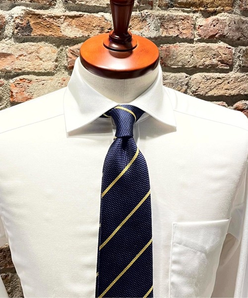 【セール】[クリケット] Cricket 6色メランジ ネイビーベース ストライプ柄 ネクタイ（ネクタイ）｜Cricket（クリケット）