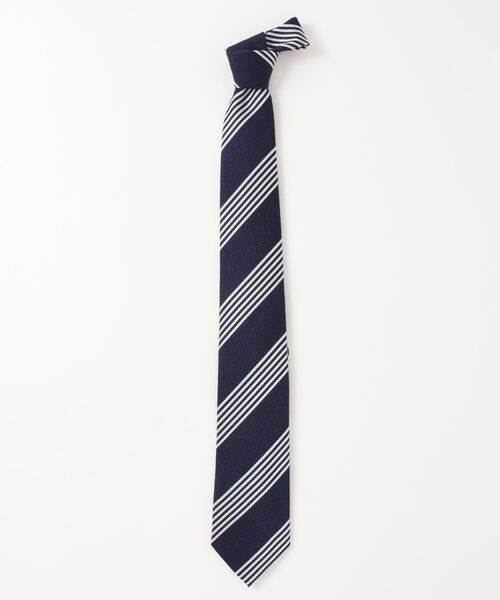 【セール】[クリケット] Cricket 6色メランジ ネイビーベース ストライプ柄 ネクタイ（ネクタイ）｜Cricket（クリケット）