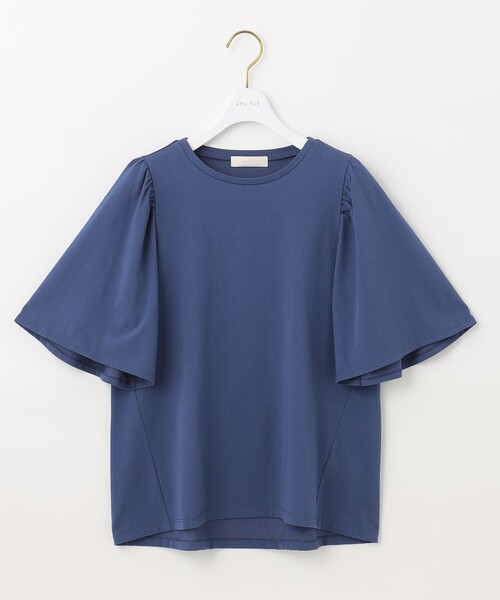 ANY SIS(エニィスィス)の「【UVケア】プレーティングジャージー フレアスリーブ カットソー(Tシャツ/カットソー・レディース・ダルブルー系/ブラック系/ローズ系/ホワイト系/ライトグリーン系/ブラック系2・2)」の21枚目の写真