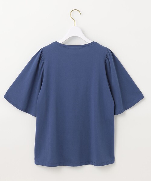 ANY SIS(エニィスィス)の「【UVケア】プレーティングジャージー フレアスリーブ カットソー(Tシャツ/カットソー・レディース・ダルブルー系/ブラック系/ローズ系/ホワイト系/ライトグリーン系/ブラック系2・2)」の22枚目の写真
