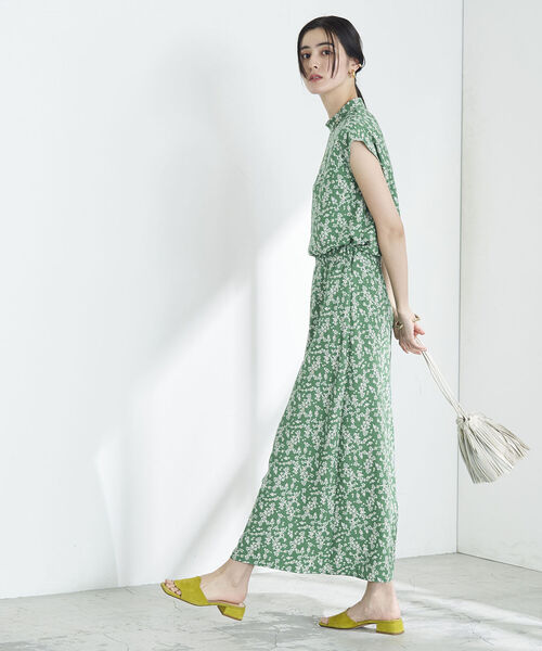 NOLLEY’S（ノーリーズ）の「◇【WEB限定】小花柄スカート（スカート・レディース・グリーン系その他3/ブラック系その他3・FREE）」の6枚目の写真