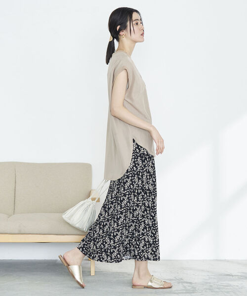 NOLLEY’S（ノーリーズ）の「◇【WEB限定】小花柄スカート（スカート・レディース・グリーン系その他3/ブラック系その他3・FREE）」の18枚目の写真