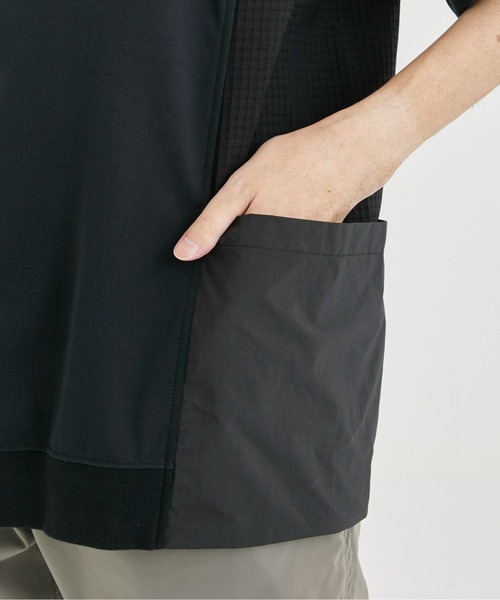 WHITE MOUNTAINEERING(ホワイトマウンテニアリング)の「【White Mountaineering / ホワイトマウンテニアリング】DOUBLE KNIT POCKET T-SHIRT/ダブルニットポケットTシャツ(Tシャツ/カットソー・メンズ・ベージュ/ブラック・1/2)」の13枚目の写真