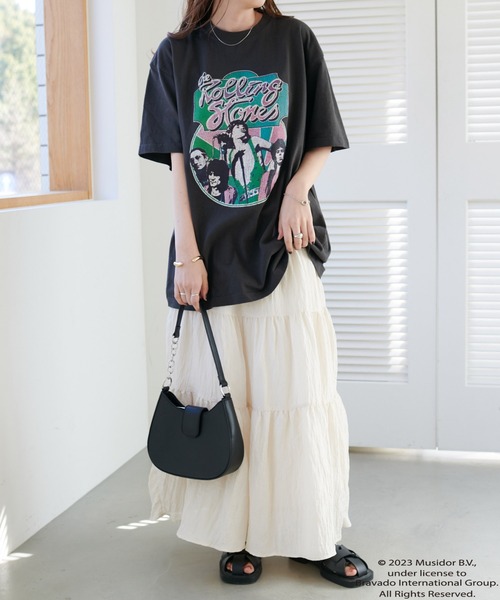 DISCOAT（ディスコート）の「≪WEB限定≫【ユニセックス】アソートバンドT（Tシャツ/カットソー・レディース・ベージュ/ブラック系その他2/ブラック系その他・FREE）」の22枚目の写真