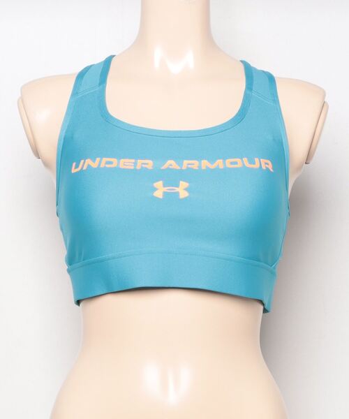 UNDER ARMOUR(アンダーアーマー)の「UAメッシュバック ブラ ミディアムサポート(トレーニング/レディース)(ブラジャー・レディース・ブルー系・XL/L/M/S)」の1枚目の写真