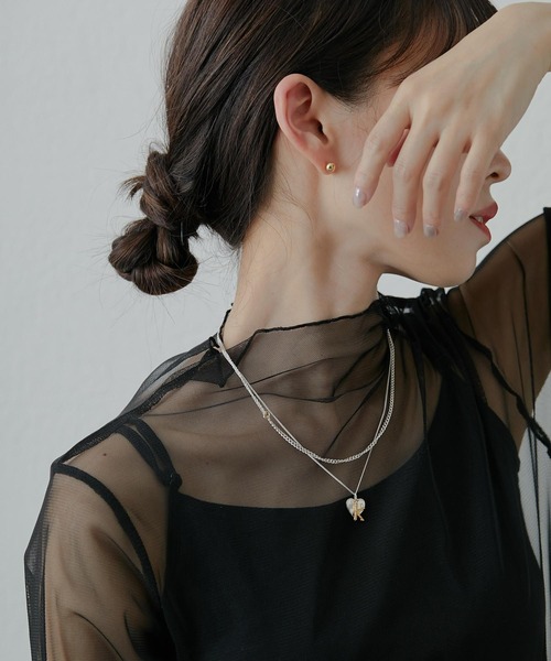 ear PAPILLONNER（イアパピヨネ）の「シルバー925ハート