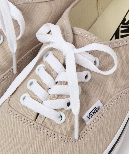 VANS(バンズ)の「【VANS(ヴァンズ)】AUTHENTIC23(スニーカー・メンズ・ベージュ/グリーン・LARGE/SMALL/MEDIUM)」の8枚目の写真