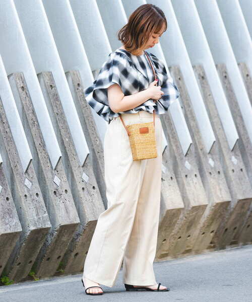 URBAN RESEARCH（アーバンリサーチ）の「まるひもショルダーかごバッグ（かごバッグ・レディース・ナチュラル・ONE）」の16枚目の写真