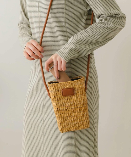 URBAN RESEARCH（アーバンリサーチ）の「まるひもショルダーかごバッグ（かごバッグ・レディース・ナチュラル・ONE）」の3枚目の写真