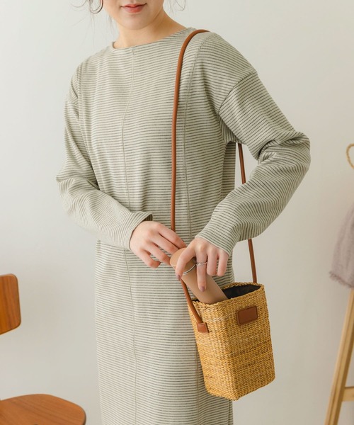 URBAN RESEARCH（アーバンリサーチ）の「まるひもショルダーかごバッグ（かごバッグ・レディース・ナチュラル・ONE）」の5枚目の写真