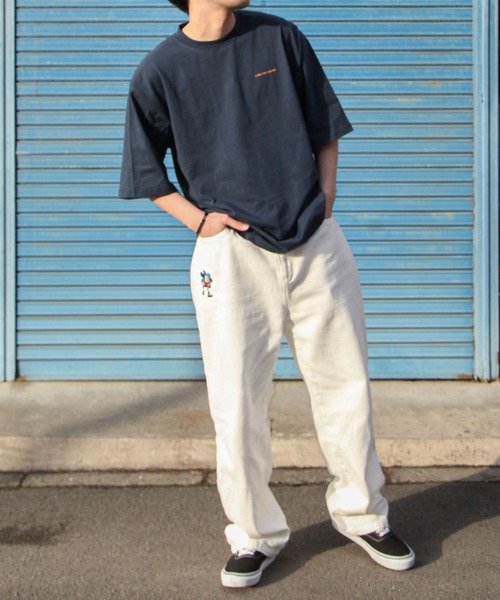 ZIP FIVE(ジップファイブ)の「【ZIP FIVE】 ヴィンテージ 刺繍 デニム スケーター バルーン デニムパンツ(デニムパンツ・メンズ・アイボリー/インディゴブルー/ブラック・X-LARGE/MEDIUM/LARGE)」の6枚目の写真