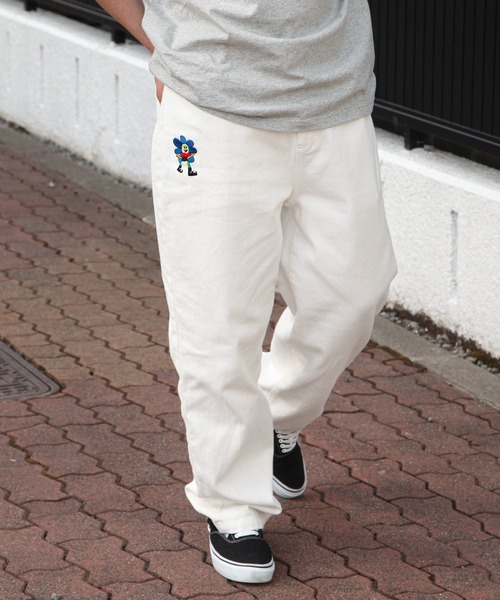 ZIP FIVE(ジップファイブ)の「【ZIP FIVE】 ヴィンテージ 刺繍 デニム スケーター バルーン デニムパンツ(デニムパンツ・メンズ・アイボリー/インディゴブルー/ブラック・X-LARGE/MEDIUM/LARGE)」の8枚目の写真