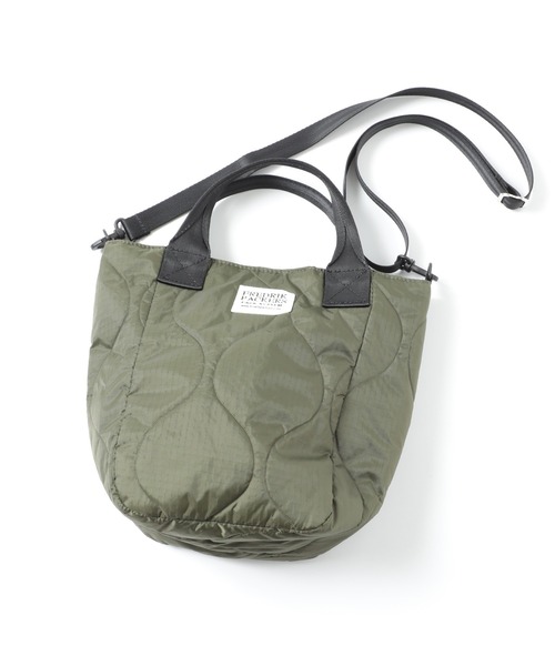 FREDRIK PACKERS（フレドリックパッカーズ）の「【FREDRIK PACKERS】70D MISSION TOTE QUILTING（トートバッグ・レディース・ベージュ/ブラック/オリーブ・FREE）」の15枚目の写真