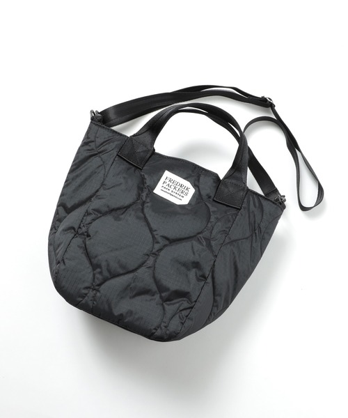 FREDRIK PACKERS（フレドリックパッカーズ）の「【FREDRIK PACKERS】70D MISSION TOTE QUILTING（トートバッグ・レディース・ベージュ/ブラック/オリーブ・FREE）」の16枚目の写真