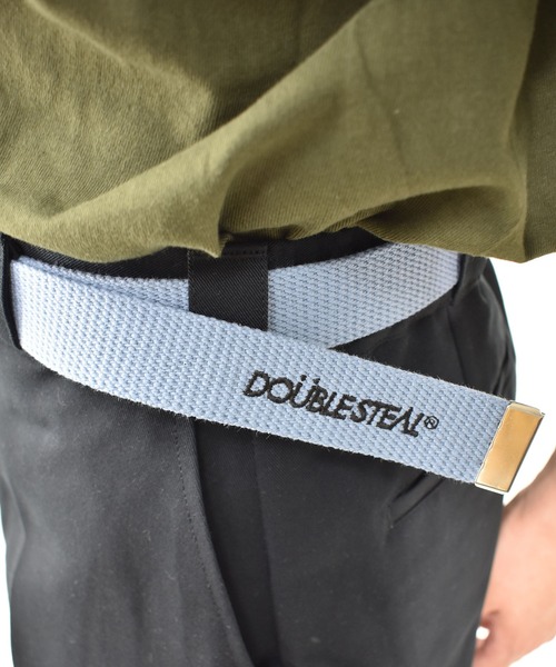 DOUBLE STEAL(ダブルスティール)の「DS刺繍 GIベルト(ベルト・メンズ・グレイッシュブルー/カーキ/ベージュ/ブラック・FREE)」の11枚目の写真