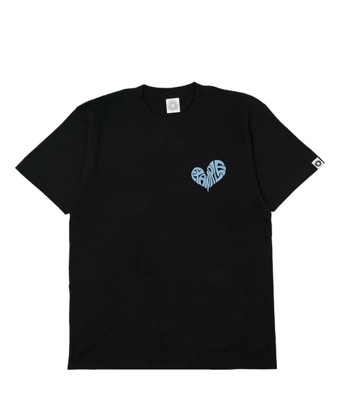 EXAMPLE（エグザンプル）の「《ZOZO LIMITED》EXAMPLE HEART LOGO S/S TEE（Tシャツ/カットソー・メンズ・ホワイト×グリーン/ホワイト×ブラック/ブラック×ホワイト/ホワイト×パープル/ブラック×レッド/ブラック×ブルー/ブラック×イエロー/ホワイト×ブラウン・M/L/XL/XXL）」の17枚目の写真