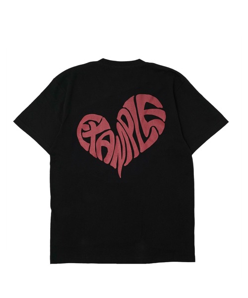 EXAMPLE（エグザンプル）の「《ZOZO LIMITED》EXAMPLE HEART LOGO S/S TEE（Tシャツ/カットソー・メンズ・ホワイト×グリーン/ホワイト×ブラック/ブラック×ホワイト/ホワイト×パープル/ブラック×レッド/ブラック×ブルー/ブラック×イエロー/ホワイト×ブラウン・M/L/XL/XXL）」の18枚目の写真