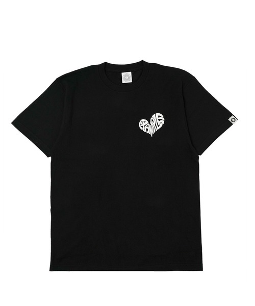 EXAMPLE（エグザンプル）の「《ZOZO LIMITED》EXAMPLE HEART LOGO S/S TEE（Tシャツ/カットソー・メンズ・ホワイト×グリーン/ホワイト×ブラック/ブラック×ホワイト/ホワイト×パープル/ブラック×レッド/ブラック×ブルー/ブラック×イエロー/ホワイト×ブラウン・M/L/XL/XXL）」の21枚目の写真