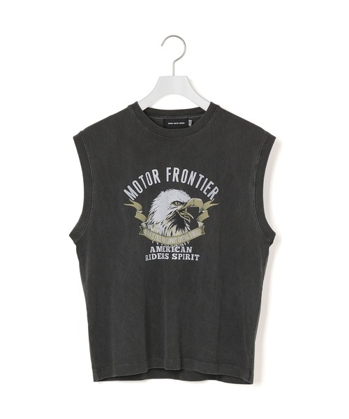 ADAM ET ROPE'（アダムエロペ）の「【Good Rock Speed】ORIGINAL ROCK SLEEVELESS TEE（タンクトップ・レディース・ブラック/ベージュ・FREE）」の9枚目の写真