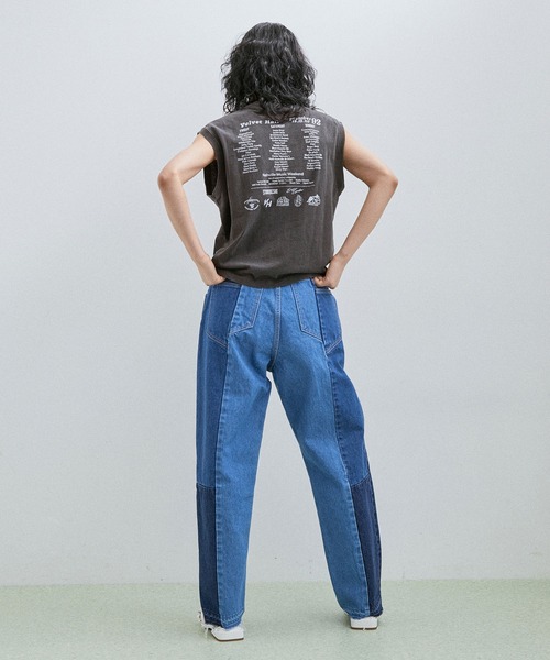 ADAM ET ROPE'（アダムエロペ）の「【Good Rock Speed】ORIGINAL ROCK SLEEVELESS TEE（タンクトップ・レディース・ブラック/ベージュ・FREE）」の11枚目の写真