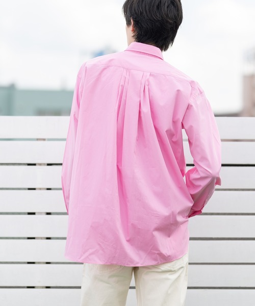 REi様ピンクシャツ Mayree（メイリー）の「【Mayree】ピンクストライプシャツ（シャツ