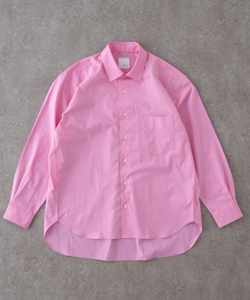 REi様ピンクシャツ BRICK & SONS（ブリックアンドサンズ）の「リラックスバックプリーツ