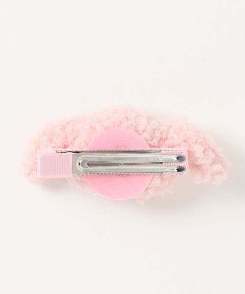 bibmilk(ビブミルク)の「BIBMILK POODLE CLIP(バレッタ/ヘアクリップ・キッズ・ピンク/ベージュ/ホワイト・ONE SIZE)」の4枚目の写真