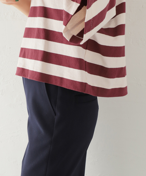 TELA（テラ）の「【TELA/テラ】ボーダーTシャツ（Tシャツ/カットソー・レディース・レンガ・SMALL）」の9枚目の写真