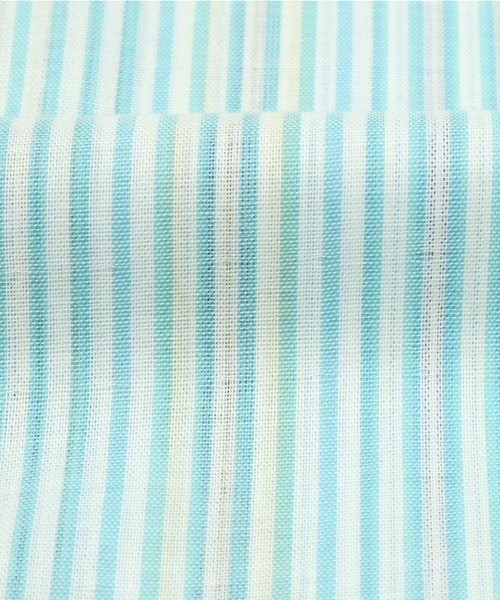 Pitta Re:)（ピッタリ）の「【Pitta Re:)】ふわっとガーゼシャツ 七分袖 綿100% レディースカジュアルシャツ（シャツ/ブラウス・レディース・ライトブルー・S/M/L/LL）」の6枚目の写真