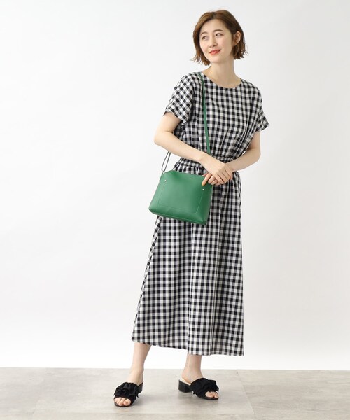 grove（グローブ）の「◆エアリーショルダーバッグ（ショルダーバッグ・レディース・ライトグレー/ブラック/オフホワイト/グリーン・00）」の17枚目の写真