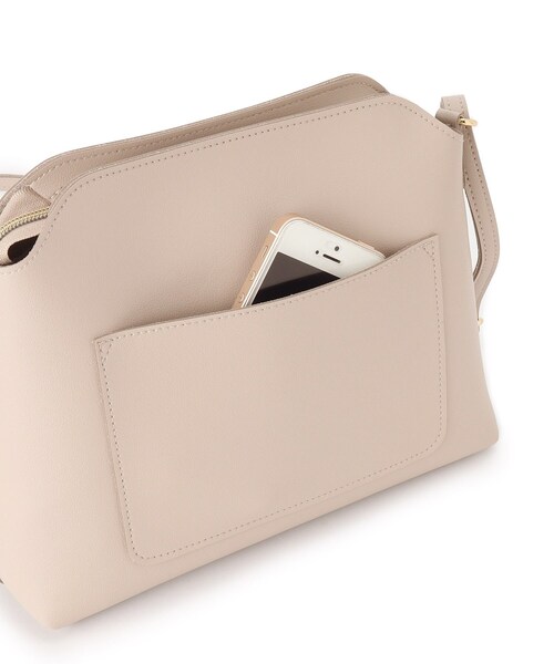 grove（グローブ）の「◆エアリーショルダーバッグ（ショルダーバッグ・レディース・ライトグレー/ブラック/オフホワイト/グリーン・00）」の8枚目の写真