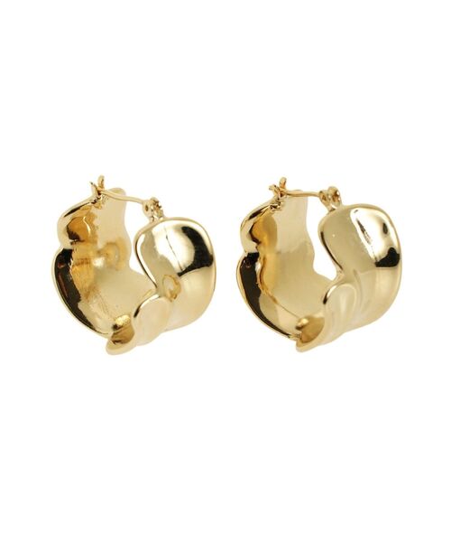 EMODA（エモダ）の「タンクフープピアス（ピアス（両耳用）・レディース・シルバー/ゴールド・FREE）」の10枚目の写真