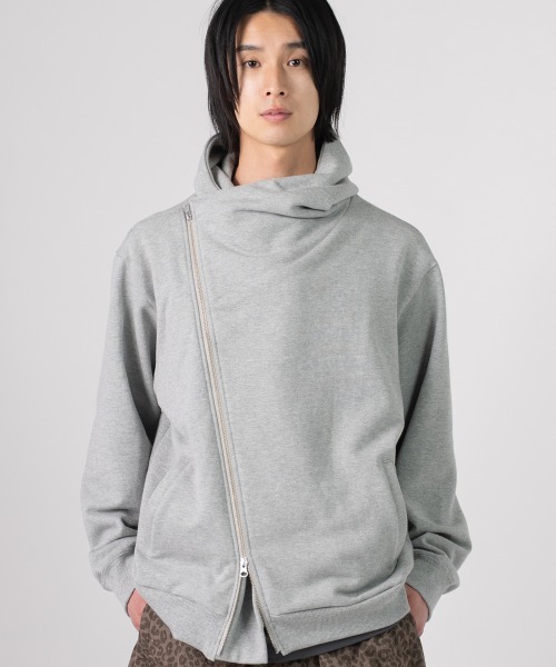 rehacer（レアセル）の「rehacer : Cover Hooded Zip Parka / カバー フーデッド ジップパーカー（パーカー・メンズ・ホワイト/ブラック/グレー/ネイビー・SMALL/LARGE/MEDIUM/X-LARGE）」の3枚目の写真