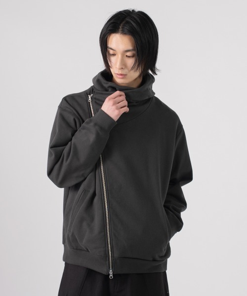 rehacer（レアセル）の「rehacer : Cover Hooded Zip Parka / カバー フーデッド ジップパーカー（パーカー・メンズ・ホワイト/ブラック/グレー/ネイビー・SMALL/LARGE/MEDIUM/X-LARGE）」の19枚目の写真