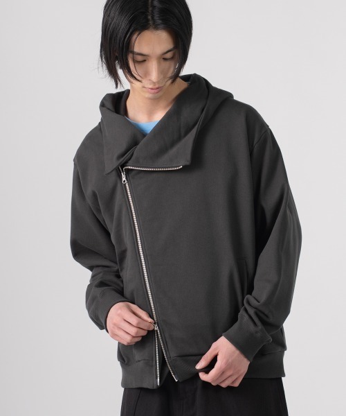 rehacer（レアセル）の「rehacer : Cover Hooded Zip Parka / カバー フーデッド ジップパーカー（パーカー・メンズ・ホワイト/ブラック/グレー/ネイビー・SMALL/LARGE/MEDIUM/X-LARGE）」の18枚目の写真