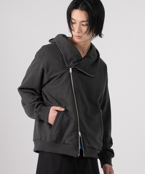 rehacer（レアセル）の「rehacer : Cover Hooded Zip Parka / カバー フーデッド ジップパーカー（パーカー・メンズ・ホワイト/ブラック/グレー/ネイビー・SMALL/LARGE/MEDIUM/X-LARGE）」の17枚目の写真