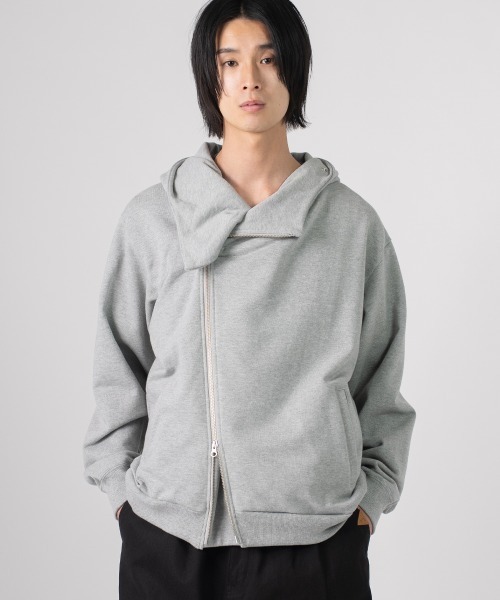 rehacer（レアセル）の「rehacer : Cover Hooded Zip Parka / カバー フーデッド ジップパーカー（パーカー・メンズ・ホワイト/ブラック/グレー/ネイビー・SMALL/LARGE/MEDIUM/X-LARGE）」の16枚目の写真