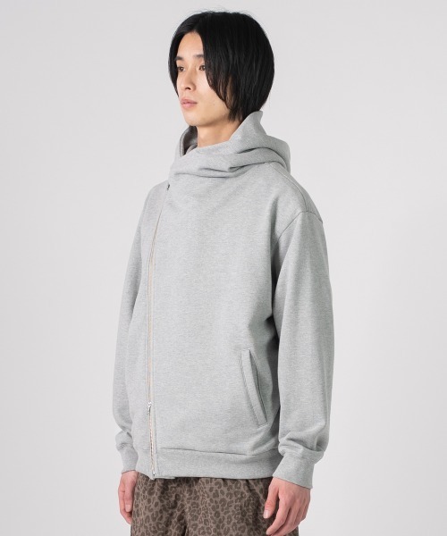 rehacer（レアセル）の「rehacer : Cover Hooded Zip Parka / カバー フーデッド ジップパーカー（パーカー・メンズ・ホワイト/ブラック/グレー/ネイビー・SMALL/LARGE/MEDIUM/X-LARGE）」の14枚目の写真