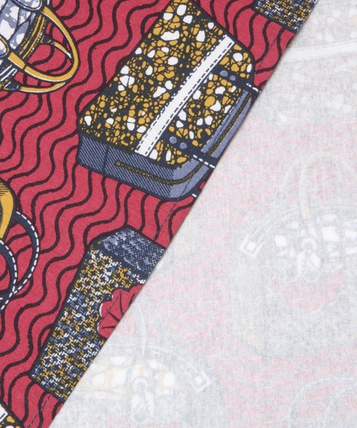 BAYFLOW（ベイフロー）の「[お弁当包みにも!]【Asante sana】大判ハンカチ49×49cm（ハンカチ/ハンドタオル・レディース・ブルー/ダークパープル/グリーン/ピンク/レッド/イエロー・0）」の9枚目の写真