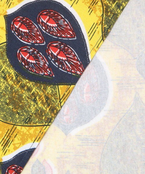 BAYFLOW（ベイフロー）の「[お弁当包みにも!]【Asante sana】大判ハンカチ49×49cm（ハンカチ/ハンドタオル・レディース・ブルー/ダークパープル/グリーン/ピンク/レッド/イエロー・0）」の11枚目の写真