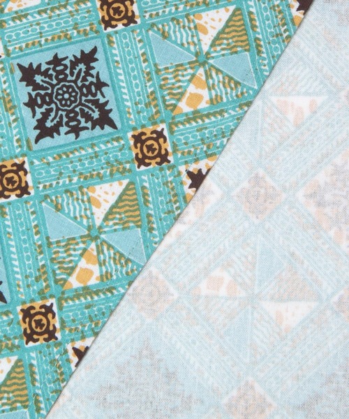 BAYFLOW（ベイフロー）の「[お弁当包みにも!]【Asante sana】大判ハンカチ49×49cm（ハンカチ/ハンドタオル・レディース・ブルー/ダークパープル/グリーン/ピンク/レッド/イエロー・0）」の8枚目の写真