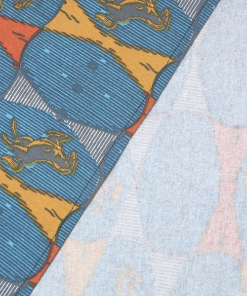 BAYFLOW（ベイフロー）の「[お弁当包みにも!]【Asante sana】大判ハンカチ49×49cm（ハンカチ/ハンドタオル・レディース・ブルー/ダークパープル/グリーン/ピンク/レッド/イエロー・0）」の16枚目の写真