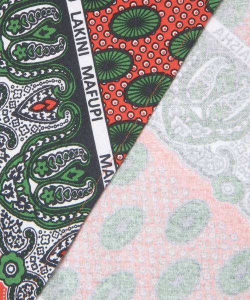 BAYFLOW（ベイフロー）の「[お弁当包みにも!]【Asante sana】大判ハンカチ49×49cm（ハンカチ/ハンドタオル・レディース・ブルー/ダークパープル/グリーン/ピンク/レッド/イエロー・0）」の10枚目の写真