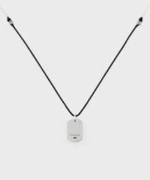 極美品　ポールスミス　ネックレス　シルバー　925 エンボスロゴ　プレート Paul Smith ネックレス エンボスロゴ / 230905 210 メンズ