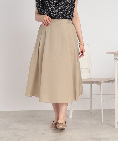 SHOO・LA・RUE(シューラルー)の「◆きちんとにもカジュアルにも ふんわり タックスカート(スカート・レディース・イエロー/ベージュ/ブラック系1/ホワイト系その他2・03/04/02)」の14枚目の写真