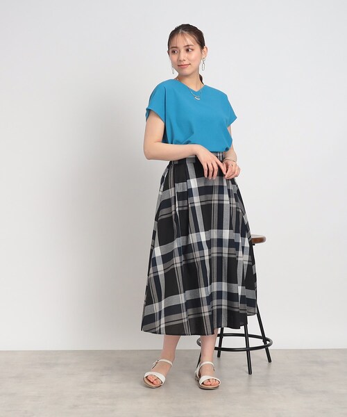 SHOO・LA・RUE(シューラルー)の「◆きちんとにもカジュアルにも ふんわり タックスカート(スカート・レディース・イエロー/ベージュ/ブラック系1/ホワイト系その他2・03/04/02)」の17枚目の写真