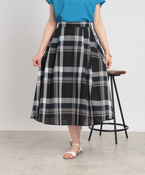 SHOO・LA・RUE(シューラルー)の「◆きちんとにもカジュアルにも ふんわり タックスカート(スカート・レディース・イエロー/ベージュ/ブラック系1/ホワイト系その他2・03/04/02)」の20枚目の写真