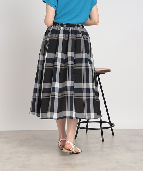 SHOO・LA・RUE(シューラルー)の「◆きちんとにもカジュアルにも ふんわり タックスカート(スカート・レディース・イエロー/ベージュ/ブラック系1/ホワイト系その他2・03/04/02)」の22枚目の写真