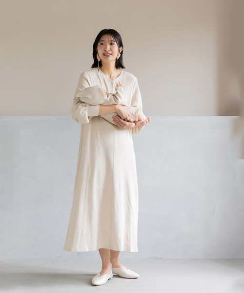 Moredde マタニティから産後も使える 2－WAYワッフル素材